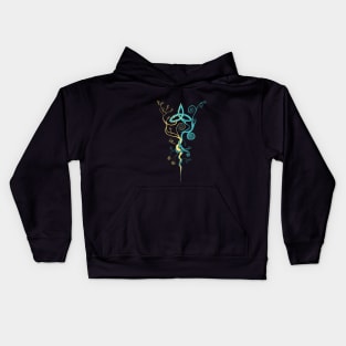 Swirl Of The Celtic Three Kids Hoodie